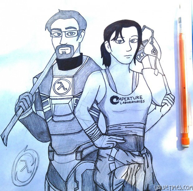 Лучшие арты марта - Portal Half-Life
