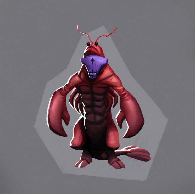 Dota 2 Faceless Lobster Безликий Лобстер