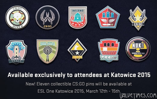ESL One Katowice 2015 GS:GO Pins