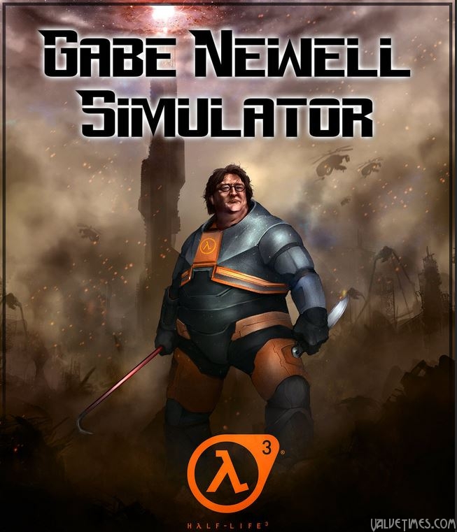 Симулятор Гейба Ньюэлла Gabe Newell half-Life 3